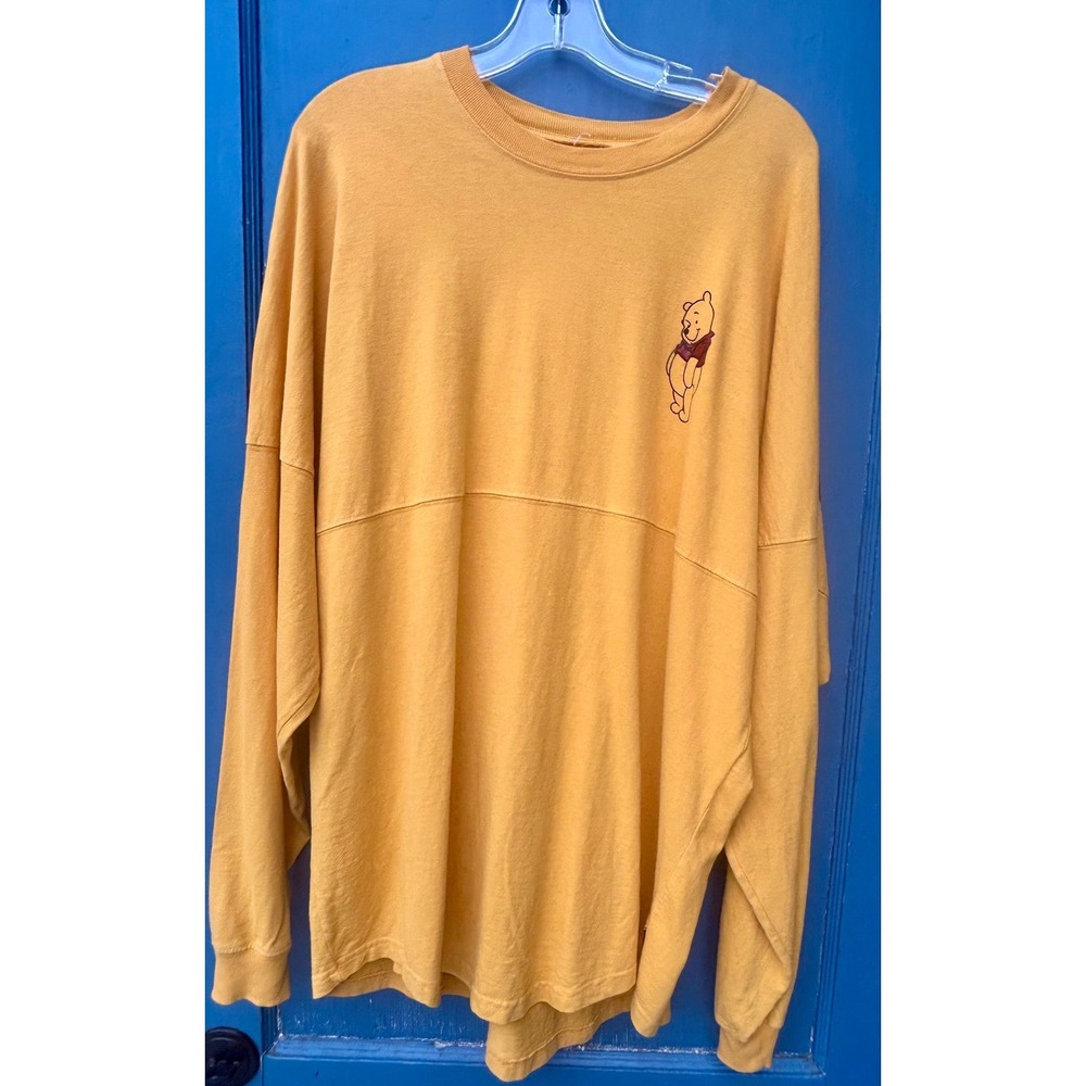 RARE Disney Winnie The Pooh Long Sleeve Jersey, Sz L